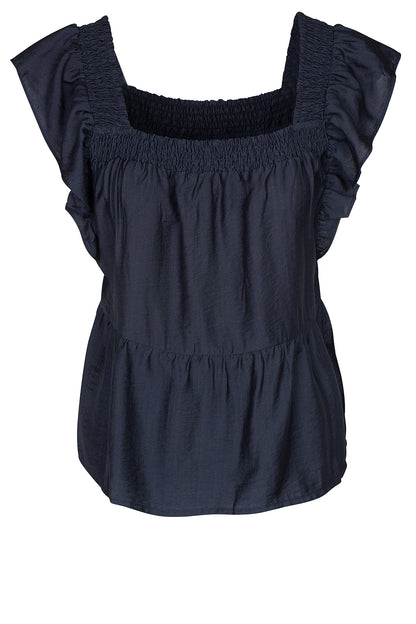 LUXZUZ // ONE TWO Rufusine Blouse Blouse 575 Navy Blue