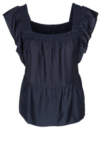 Rufusine Blouse - Navy Blue
