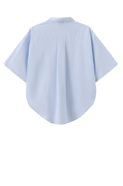 LUXZUZ // ONE TWO Rya Shirt Shirt 501 Cerulean Blue