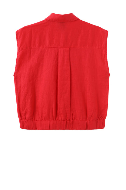 LUXZUZ // ONE TWO Sakina Shirt Shirt 349 Flame Scarlet