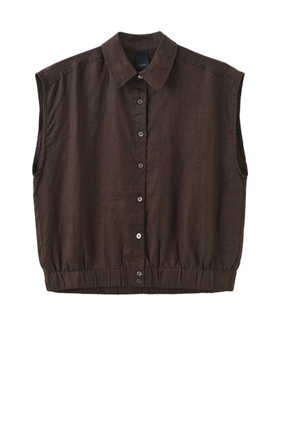LUXZUZ // ONE TWO Sakina Shirt Shirt 799 Choco Lux