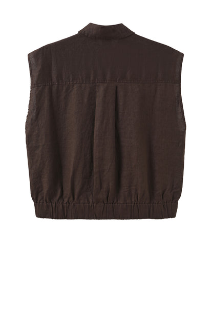 LUXZUZ // ONE TWO Sakina Shirt Shirt 799 Choco Lux