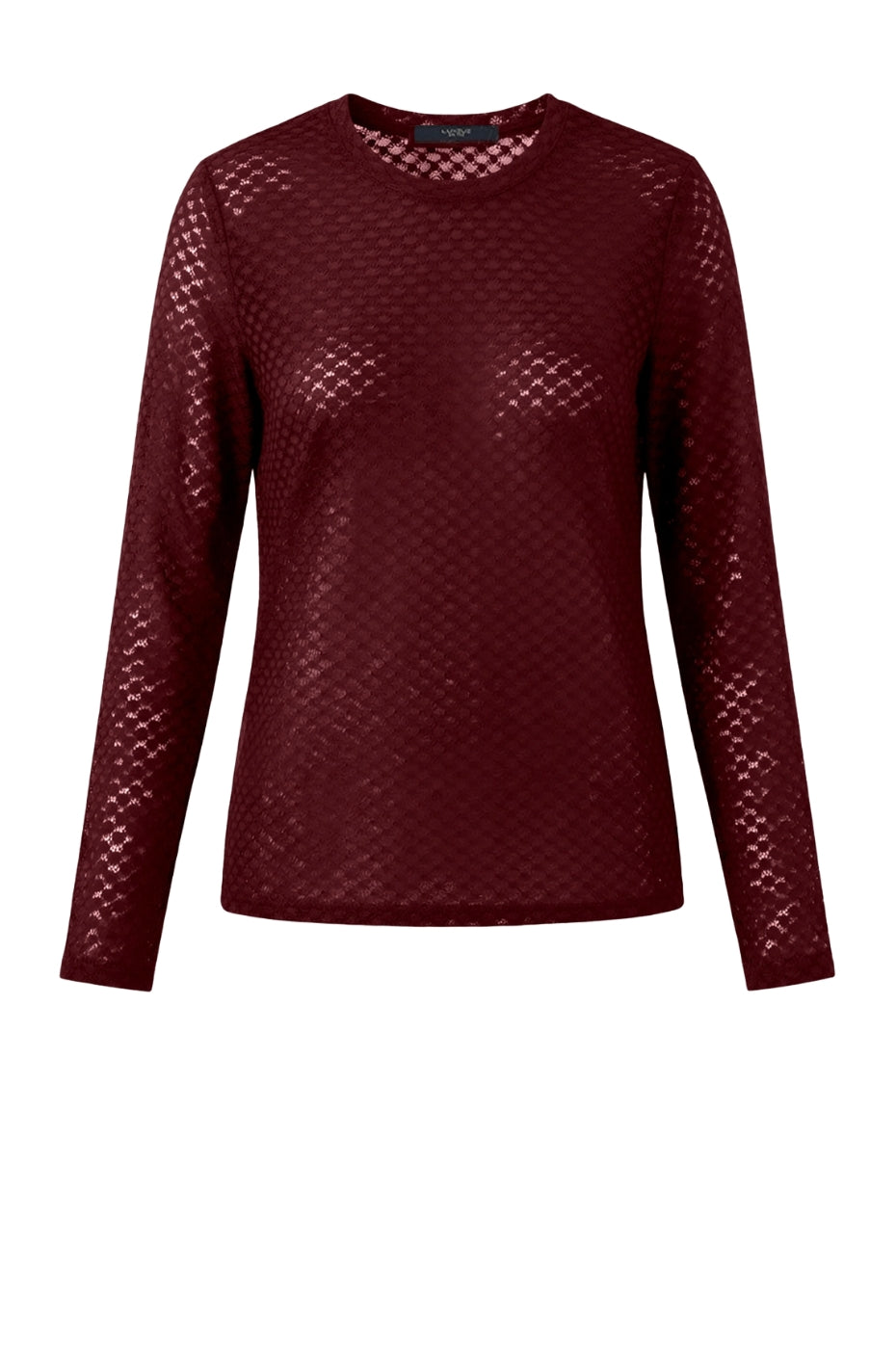 LUXZUZ // ONE TWO Segberg Lace T-shirt T-Shirt 444 Plum
