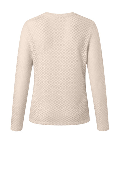 LUXZUZ // ONE TWO Segberg Lace T-shirt T-Shirt 741 Ecru