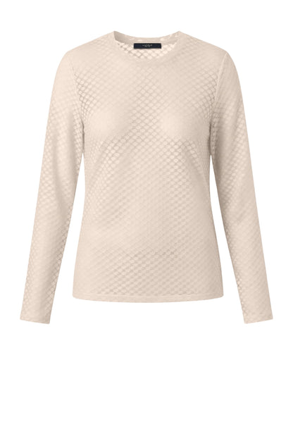 LUXZUZ // ONE TWO Segberg Lace T-shirt T-Shirt 741 Ecru