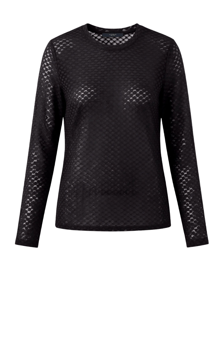 LUXZUZ // ONE TWO Segberg Lace T-shirt T-Shirt 999 Black
