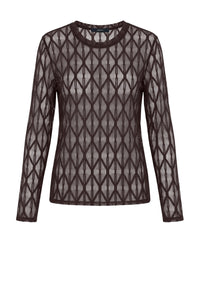 Segberg Lace T-shirt - Chocolate Chip