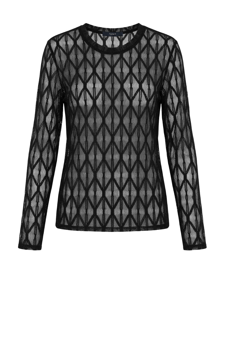 LUXZUZ // ONE TWO Segberg Lace T-shirt T-Shirt 999 Black