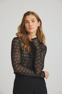 Segberg Lace T-shirt - Black