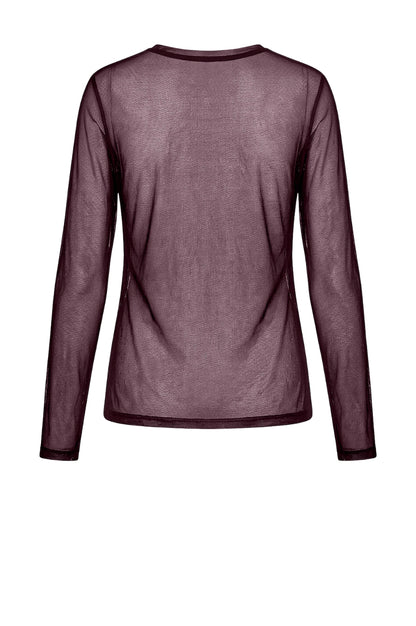 LUXZUZ // ONE TWO Segberg Mesh T Shirt T-Shirt 449 Winetasting
