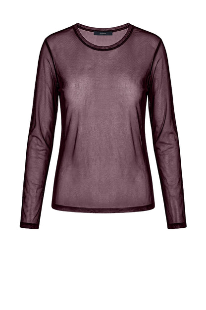 LUXZUZ // ONE TWO Segberg Mesh T Shirt T-Shirt 449 Winetasting