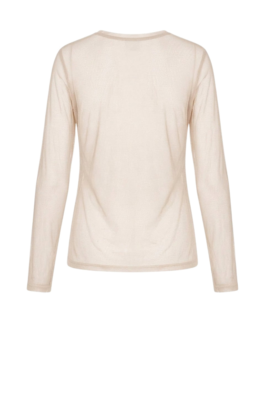 LUXZUZ // ONE TWO Segberg Mesh T Shirt T-Shirt 741 Ecru