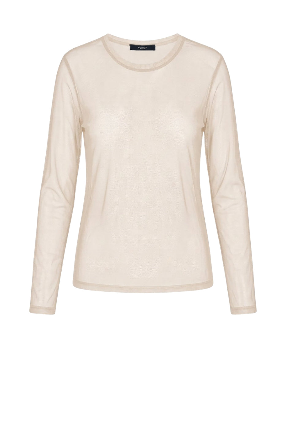 LUXZUZ // ONE TWO Segberg Mesh T Shirt T-Shirt 741 Ecru