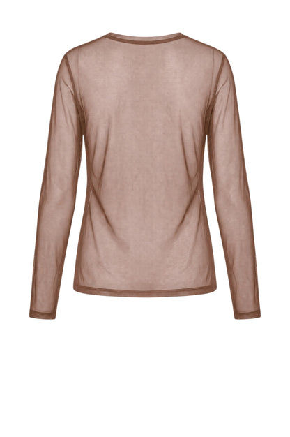 LUXZUZ // ONE TWO Segberg Mesh T Shirt T-Shirt 774 Granola