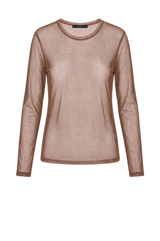 LUXZUZ // ONE TWO Segberg Mesh T Shirt T-Shirt 774 Granola