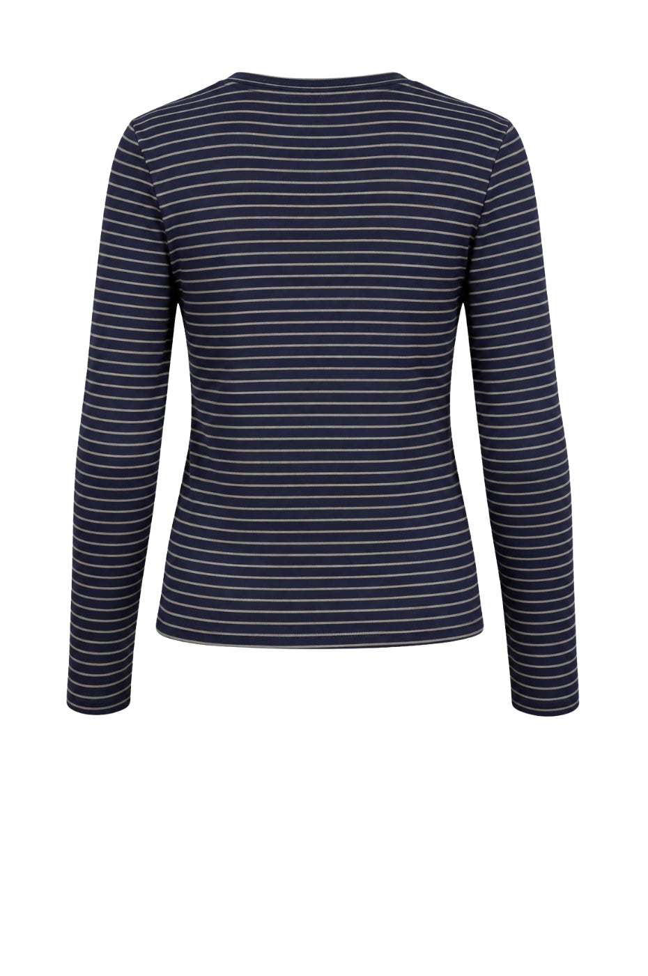 LUXZUZ // ONE TWO Segberg Stripe T-shirt T-Shirt 541 Blue Indigo