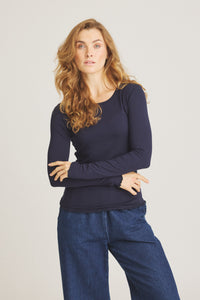 Sigba Bamboo T-shirt - Night Blue