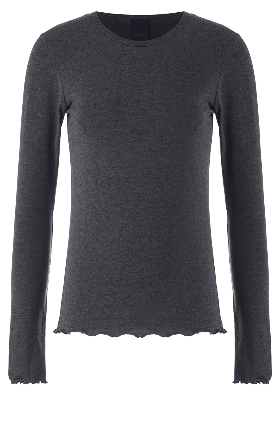 LUXZUZ // ONE TWO Sigba Bamboo T-shirt T-Shirt 816 Dark Grey Melange