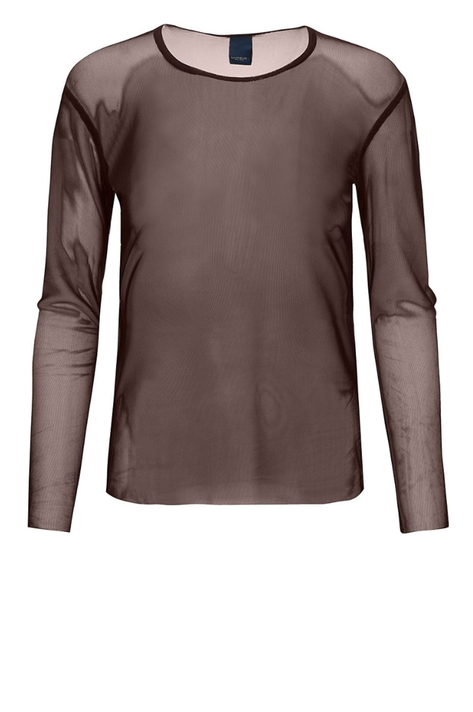 LUXZUZ // ONE TWO Sigborg Mesh T Shirt T-Shirt 799 Choco Lux