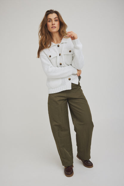 LUXZUZ // ONE TWO Sylvie Pant Pant 637 Dusty Olive