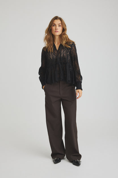LUXZUZ // ONE TWO Thalia Pant Pant 799 Choco Lux