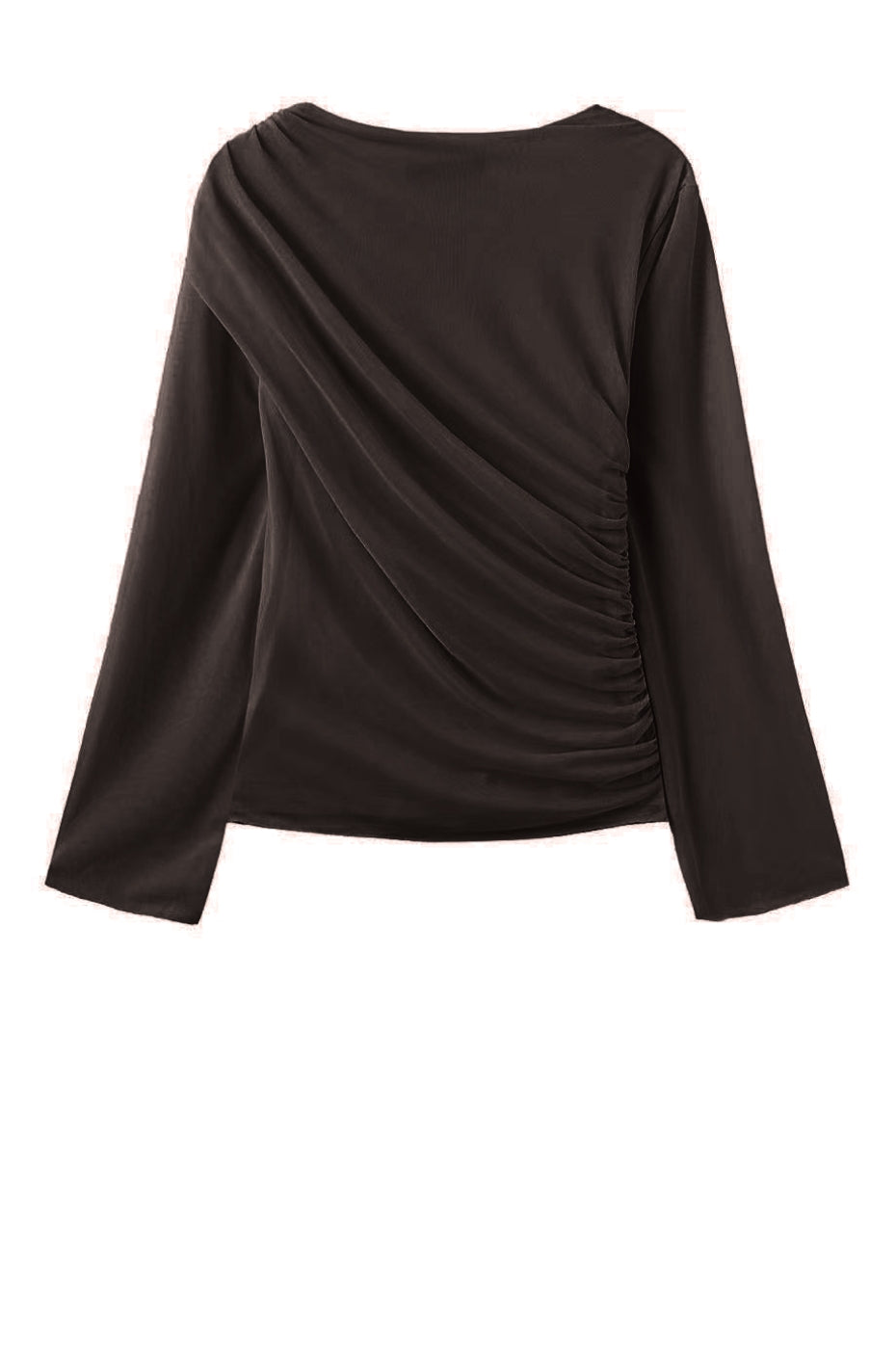 LUXZUZ // ONE TWO Thora T-Shirt T-Shirt 799 Choco Lux