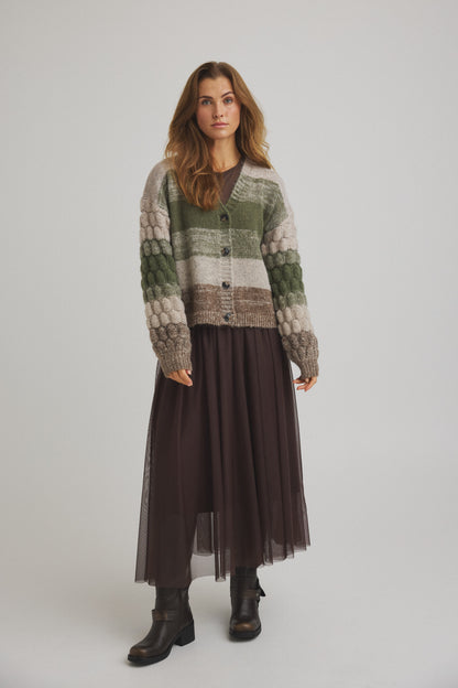 LUXZUZ // ONE TWO Tullia Skirt Skirt 795 Coffee Bean