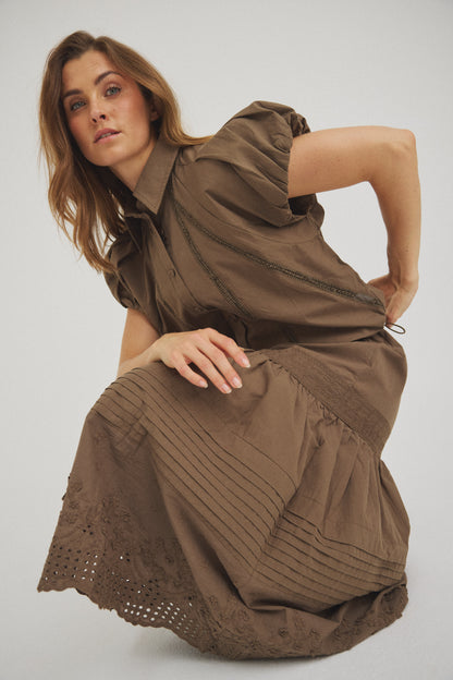 LUXZUZ // ONE TWO Vaike Skirt Skirt Army Green 6330