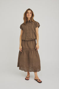 Vaike Skirt - Army Green
