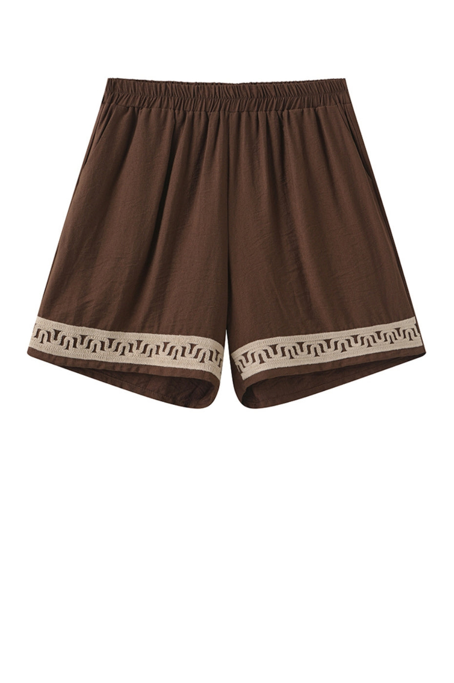 LUXZUZ // ONE TWO Valeria Shorts Shorts Dark Brown 7090