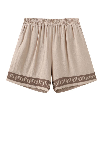 LUXZUZ // ONE TWO Valeria Shorts Shorts Taupe 7012