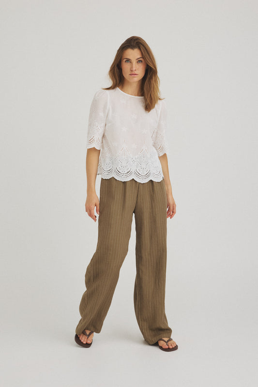 LUXZUZ // ONE TWO Vanda Pant Pant Army Green 6330