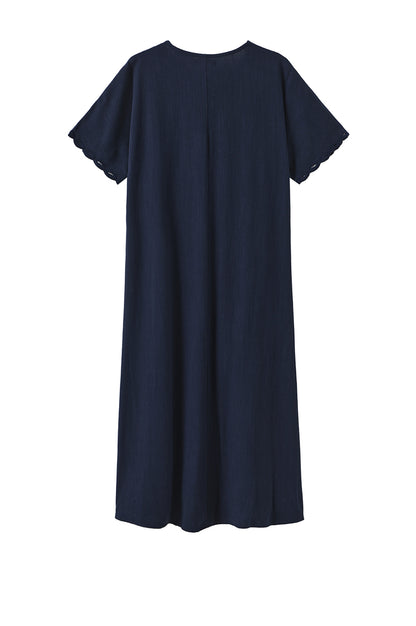 LUXZUZ // ONE TWO Vanessa Dress Dress Dark Blue 5077