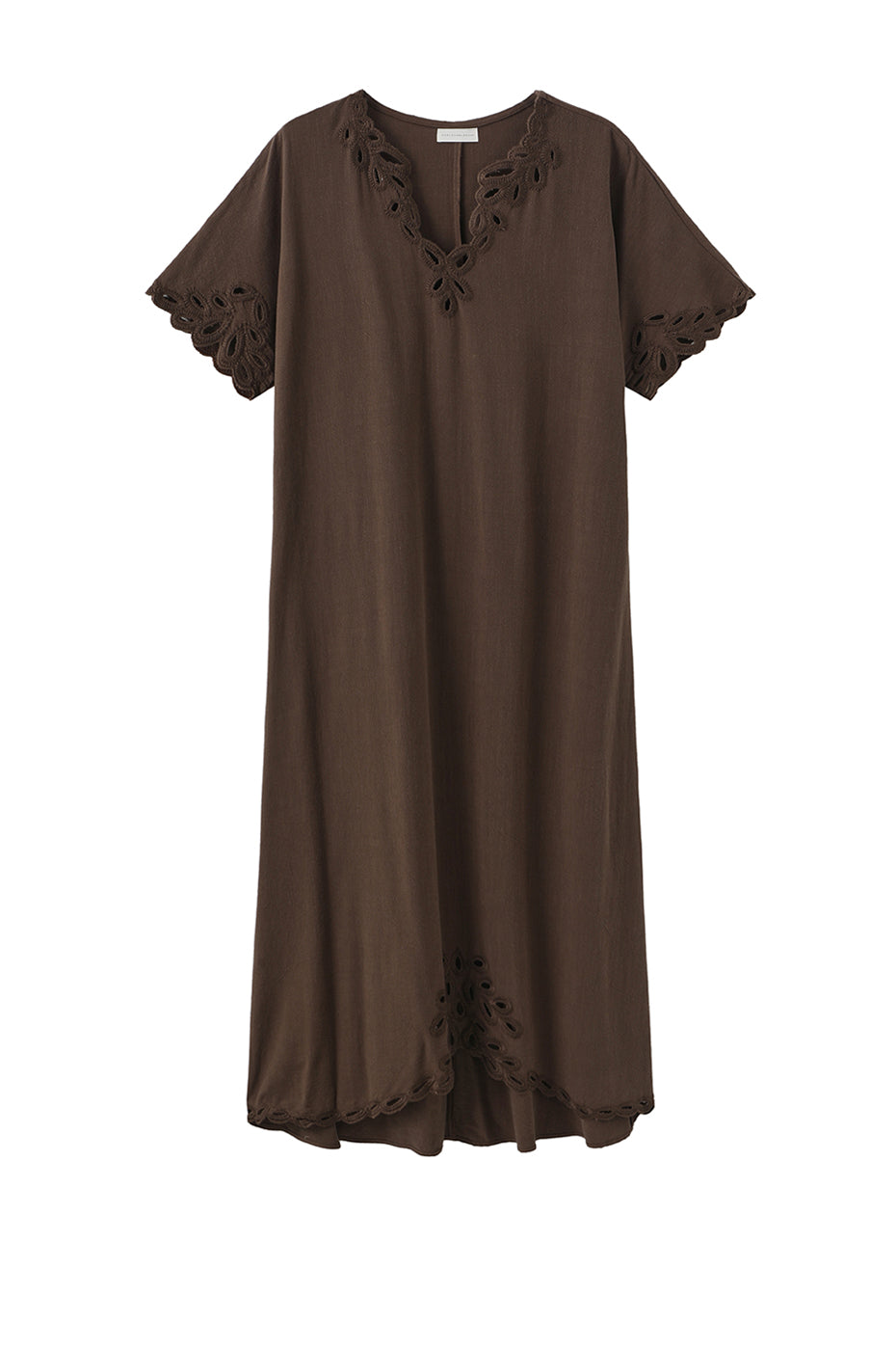 LUXZUZ // ONE TWO Vanessa Dress Dress Dark Brown 7090