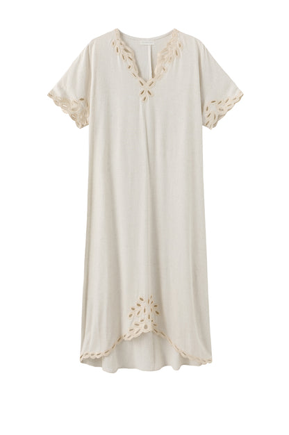 LUXZUZ // ONE TWO Vanessa Dress Dress Off White 7038