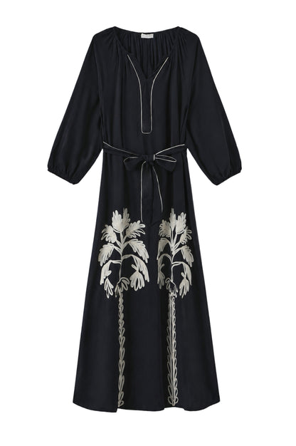 LUXZUZ // ONE TWO Varinka Dress Dress Dark Blue 5077