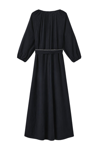LUXZUZ // ONE TWO Varinka Dress Dress Dark Blue 5077
