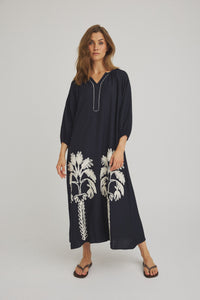 Varinka Dress - Dark Blue
