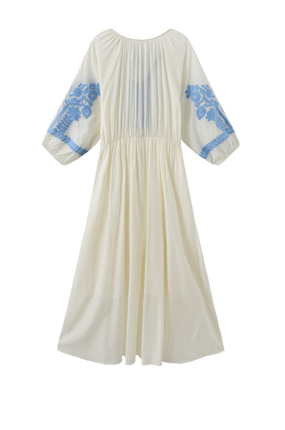 LUXZUZ // ONE TWO Varla Dress Dress Blue 5001