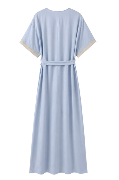 LUXZUZ // ONE TWO Vava Dress Dress Light Blue 5010
