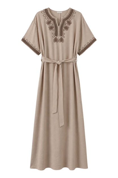 LUXZUZ // ONE TWO Vava Dress Dress Taupe 7012