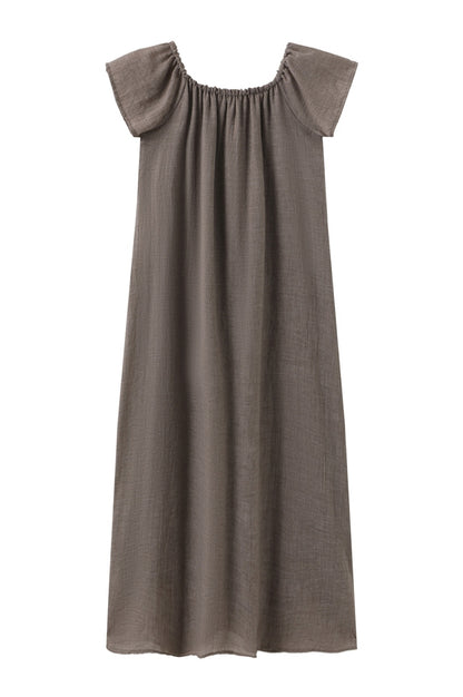 LUXZUZ // ONE TWO Vega Dress Dress Dark Taupe 7300