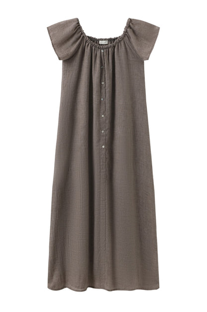 LUXZUZ // ONE TWO Vega Dress Dress Dark Taupe 7300
