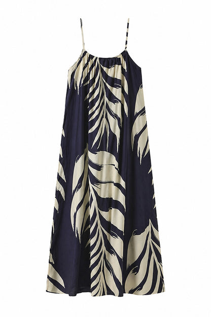 LUXZUZ // ONE TWO Venca Dress Dress Dark Blue 5077