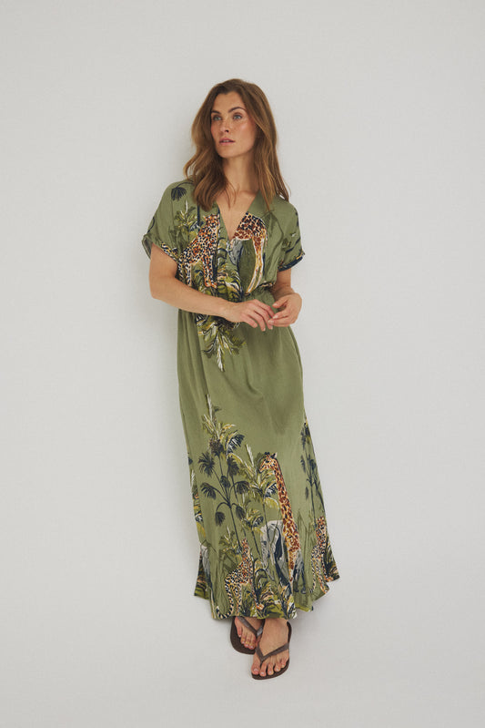 LUXZUZ // ONE TWO Via Dress Dress Green 6012
