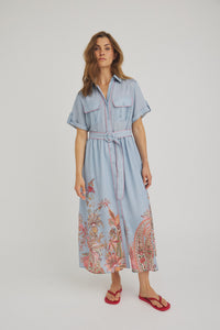 Vibe Dress - Faded Blue