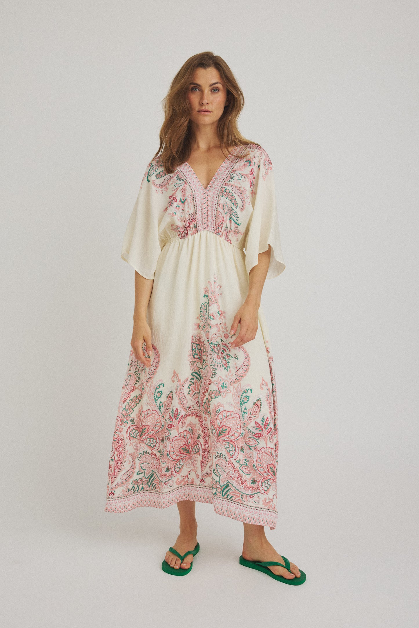 LUXZUZ // ONE TWO Vibecke Dress Dress Cream 7037