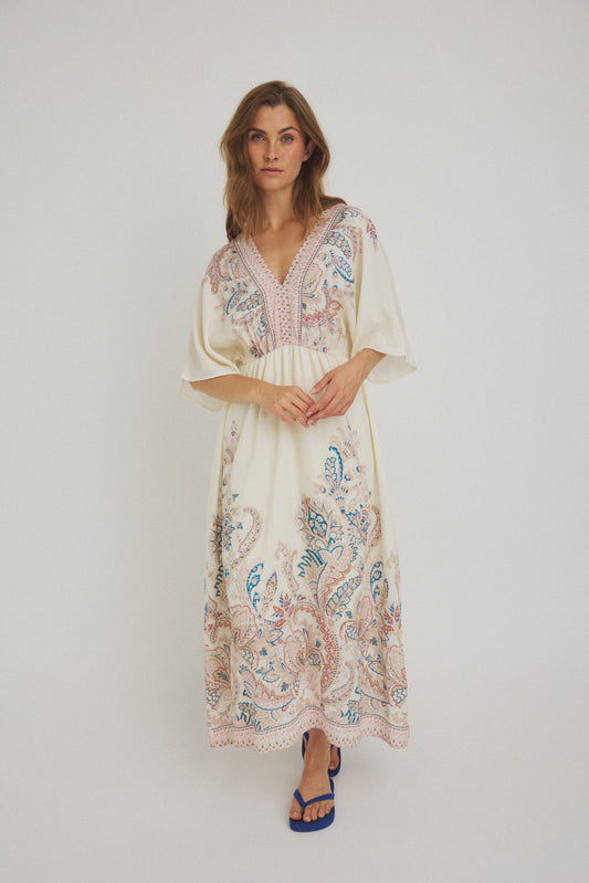 LUXZUZ // ONE TWO Vibecke Dress Dress Off White 7038