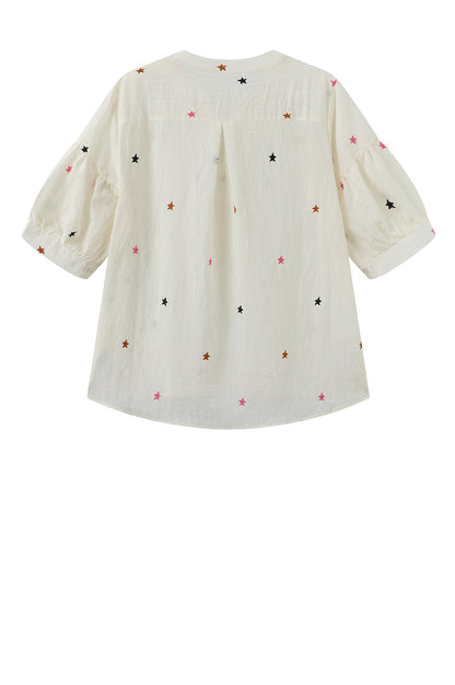 LUXZUZ // ONE TWO Vibse Blouse Blouse Cream 7037