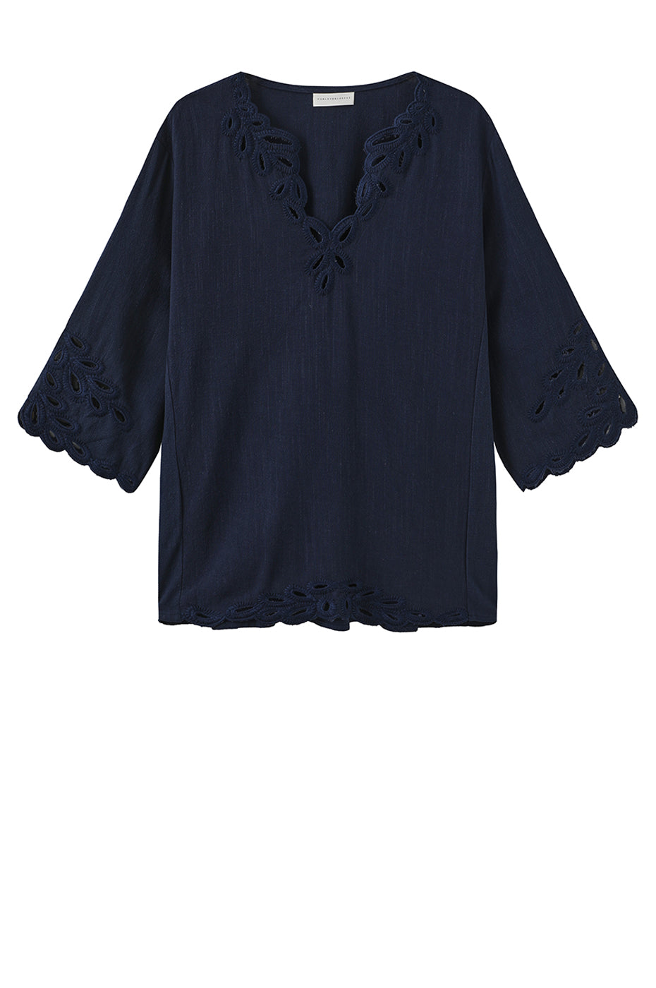 LUXZUZ // ONE TWO Vicha Blouse Blouse Dark Blue 5077